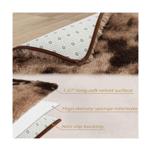 IMINROME 9x12 Fluffy Area Rugs Furry Area Rug for Living Room, Fuzzy Shag Fur... - Picture 5 of 7