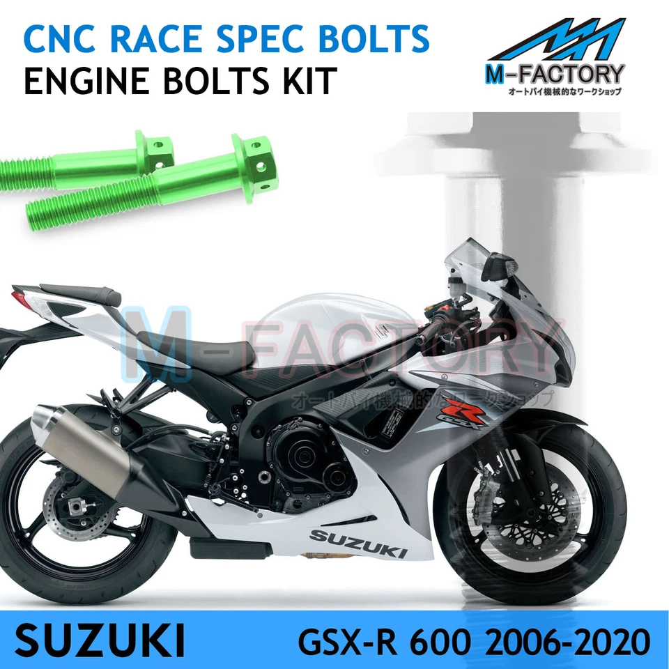 Alternator Crankcase Engine Cover Bolts For Suzuki GSXR600 2015-2020 2019 2018 - Imagem 2 de 4
