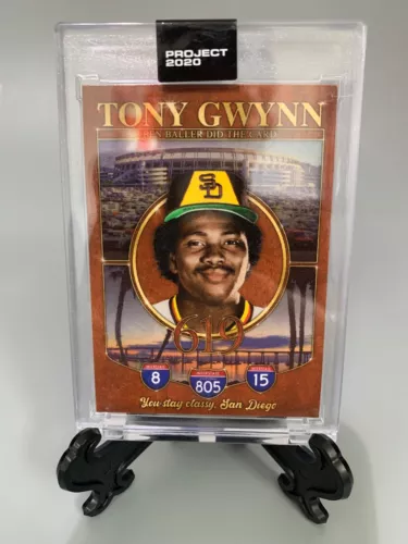 2020 Tony Gwynn Topps Project 2020 #209 by BenBaller- 1983 Topps - Nice Card!
