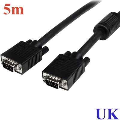 StarTech.com 5m HD15 auf HD15 M/M Koaxial-VGA-Videomonitorkabel