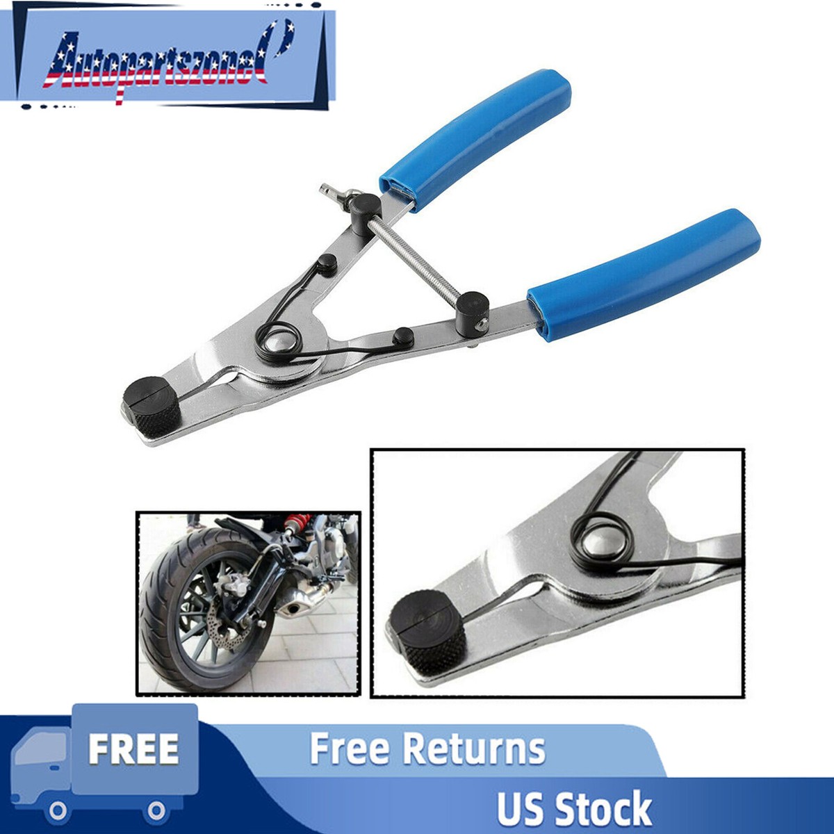 Brake Caliper Piston Removal Pliers – 16.5–40mm Diameter – For Motorcycle & Motorbike