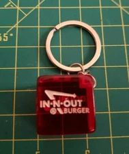 In N Out Burger Dice Keychain Key Chain New Sealed INO