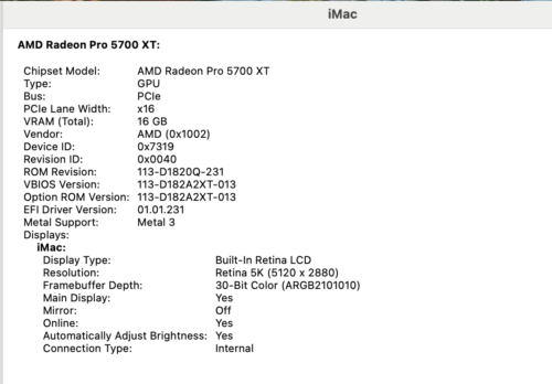 NEW Apple iMac 2020 27 Inch 5K 3.6 GHz i9 8TB SSD 128GB RAM 5700XT 16G GFX 10GbE - Picture 21 of 23