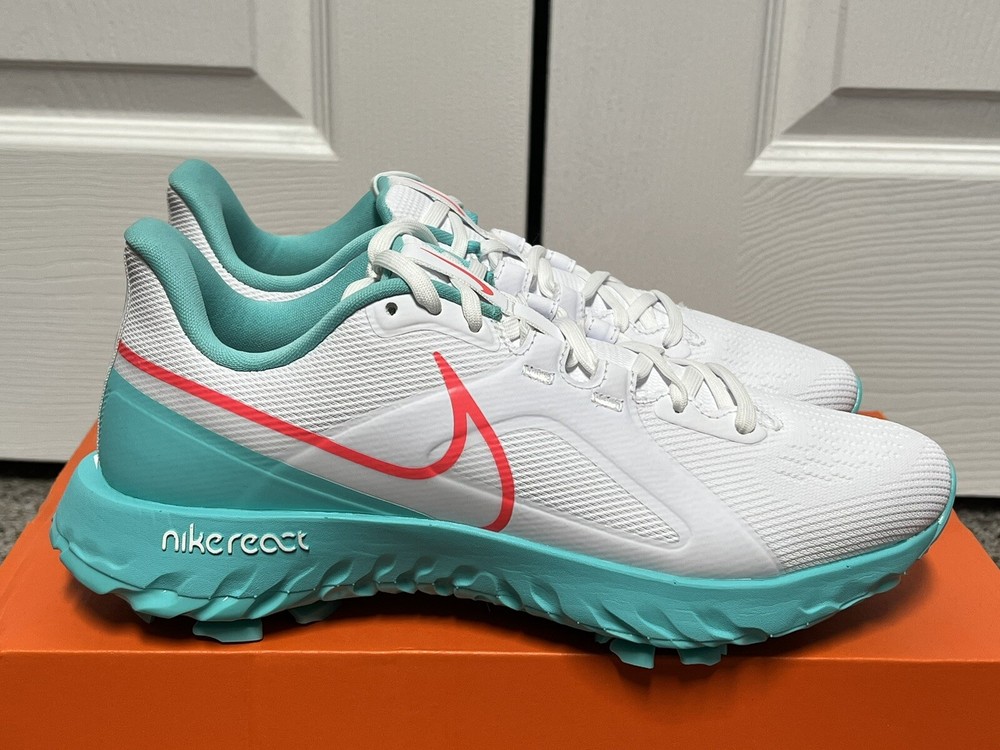 Nike React Infinity Pro Golf Shoes South Beach Punch Green Men Size 8 CT6620-177