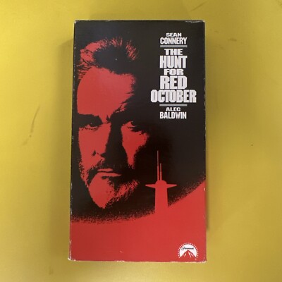 Hunt for Red October (VHS) No Mold Tested Free Shipping