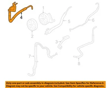 FORD OEM 05-07 F-450 Super Duty Pump Hoses-Pressure Hose 5C3Z3A719B