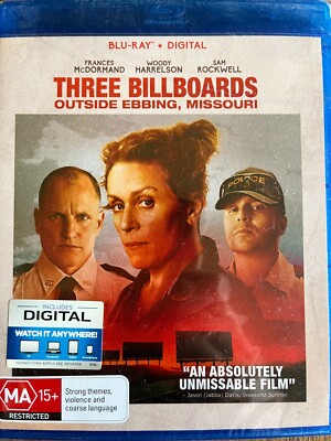 THREE BILLBOARDS OUTSIDE EBBING MISSOURI BLU-RAY