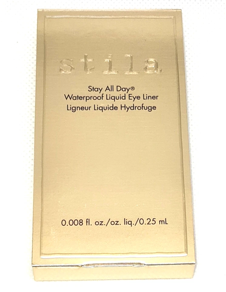 Delineador de ojos líquido impermeable Stila Stay All Day - negro intenso (tamaño de viaje) Foto 3 de 4