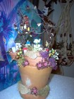 Fairy garden in terra cotta pot ... 11" tall — photo 3