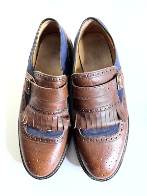 Massimo Dutti Brown Leather Shoes Size 10