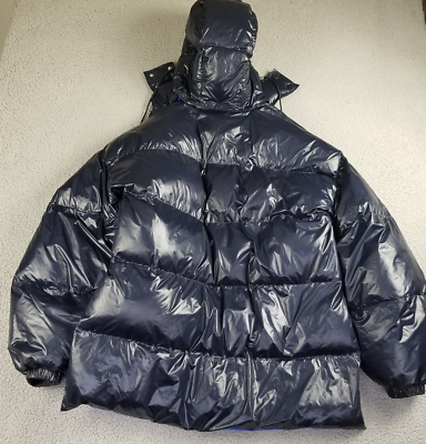 Alexander McQueen Padded High-Low Coat Size 42 Hooded Puffer