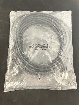 25 foot Universal Power Cord Computer Cord NEW