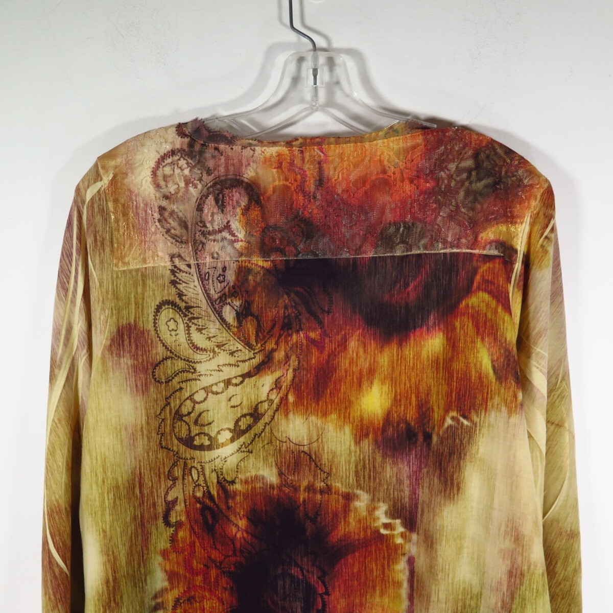 chico’s Polyester long sleeve Multi Colored top S… - image 7