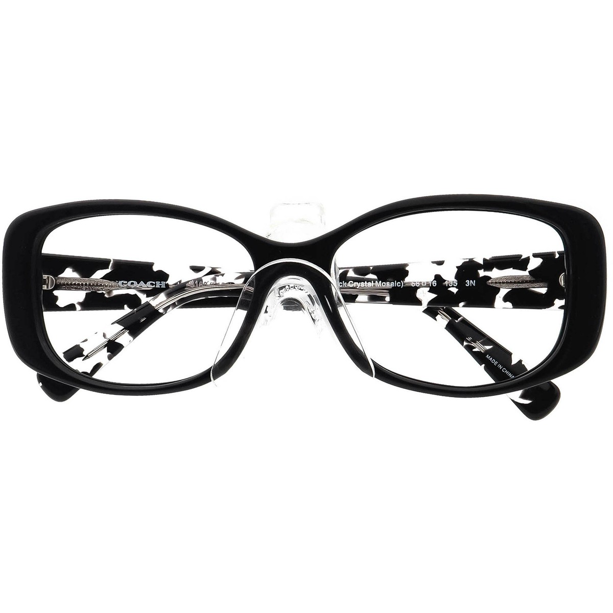 Coach Sunglasses HC8168 (L156) (Black/Black Crystal Mosaic) FRAME ONLY 56•16•135 Coach Women main image 2