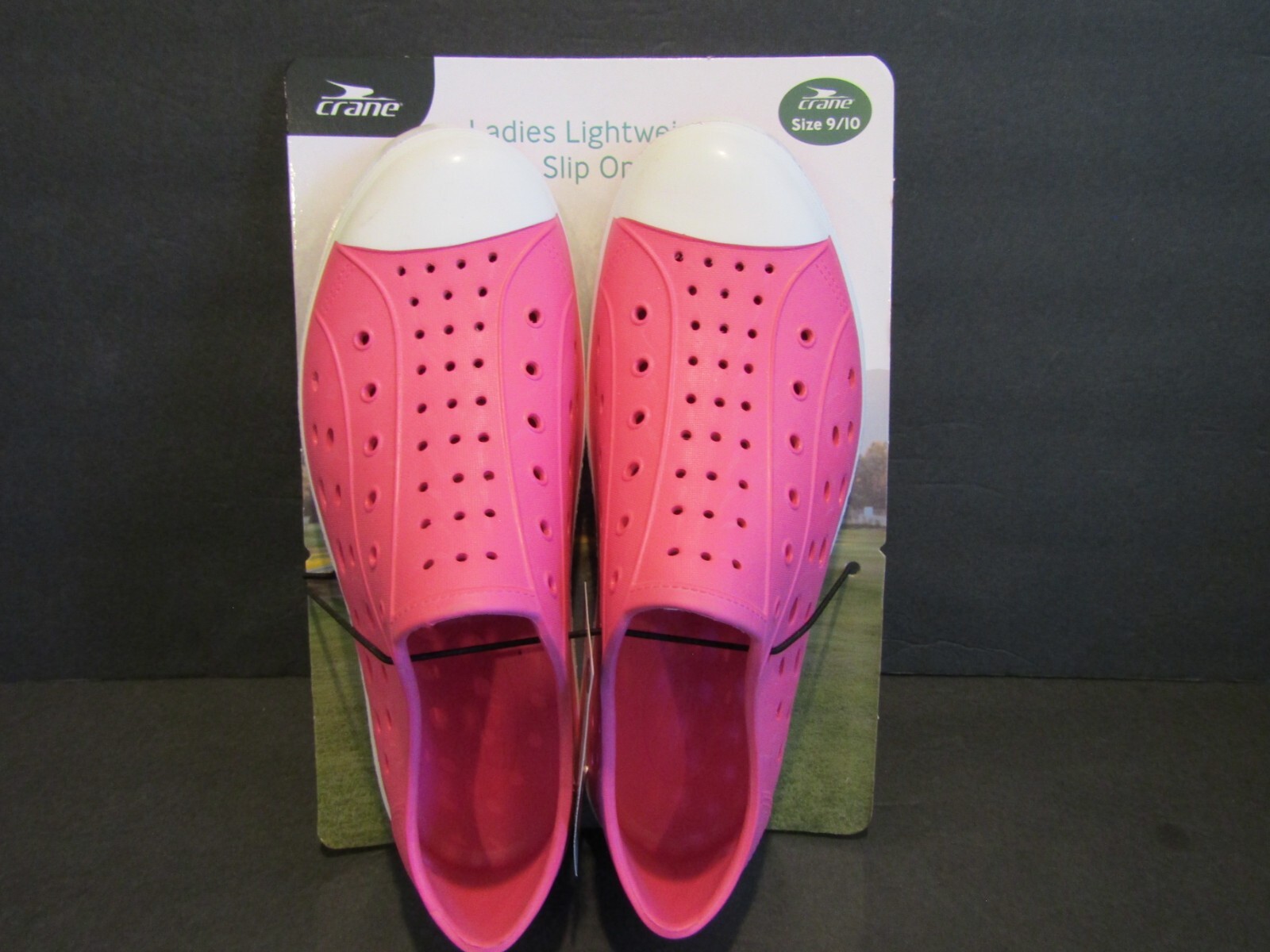 SAOLA CRANE donna leggera taglia 9 10 ROSA slip on COMFORT dentro e fuori dall'acqua sfiato