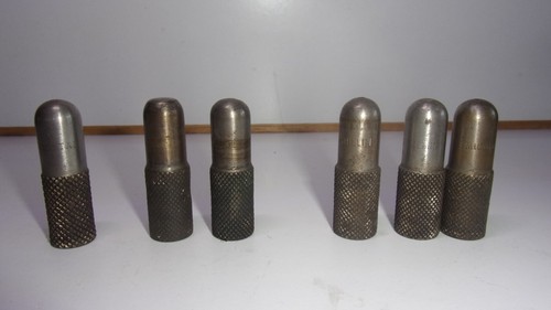 Lot anciens bouchon de valve de roue MICHELIN & CONTINENTAL en métal début XXème
