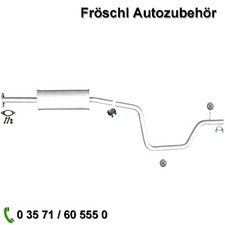 für Volvo V70 III 2,0 FlexiFuel 135 Mitteltopf Auspuffanlage Anbausatz m*