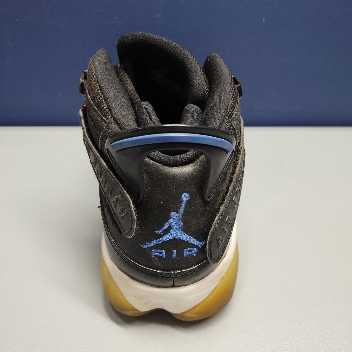 Air Jordan 6 Rings Space Jam Sneakers Mens Sz 8 Black Multi