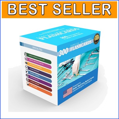 Efficient Learning with 300 Surgical Instrument Flashcards for Nursing Students