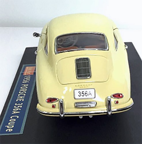 (Vintage) Sunstar '56 Lt Ylw Porsche 356A 1500 Carrera Coupe 1:18 Diecast-In Box - Picture 3 of 10