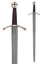 Templar Knight Crusade Sword with scabbard, Templar Sword - Medieval Weapon