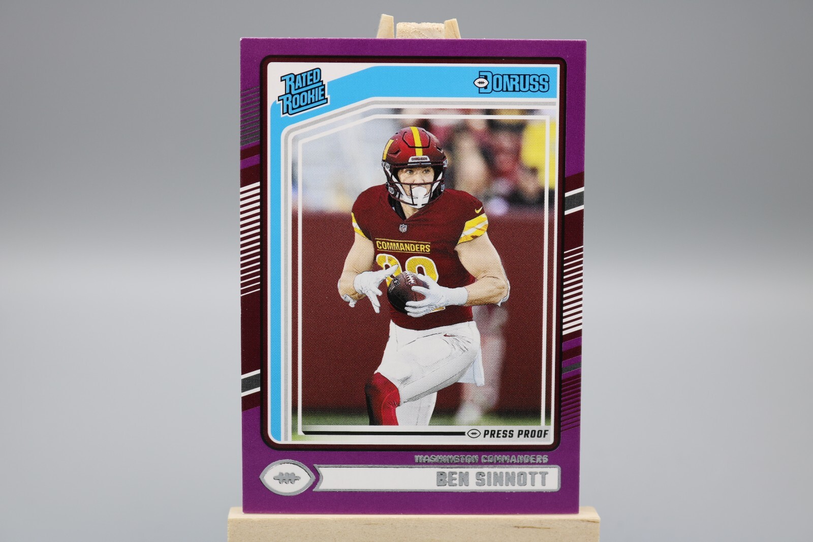 2024 Panini Donruss Ben Sinnott Rated Rookie Purple Press Proof #314