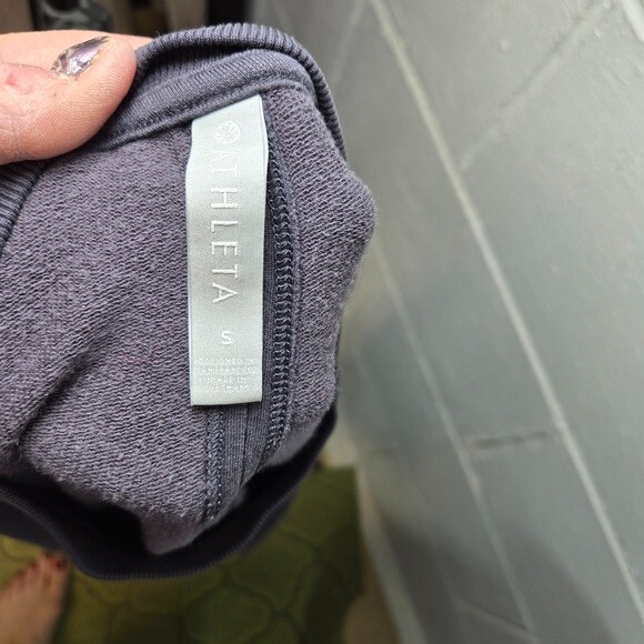 Athleta split side tie pullover sweatshirt women'… - image 4