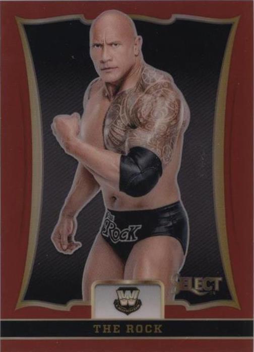 ザロック The Rock 22 PANINI SELECT WWE zebra The Rock 2022 Panini Select WWE Zebra Case Hit SSP Premier