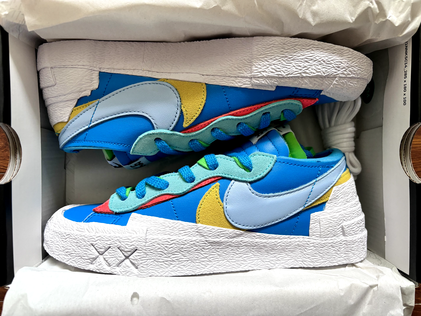 SACAI X NIKE Nike KAWS x sacai x blazer basso blu nettuno taglia 6
