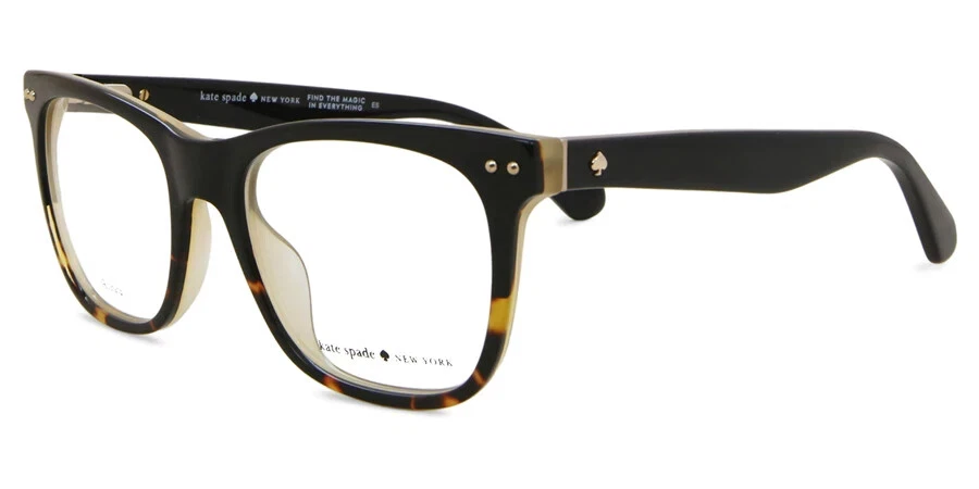Kate Spade Aniyah W4A Women Black Havana Eyeglasses Frame 51mm 53 18 140