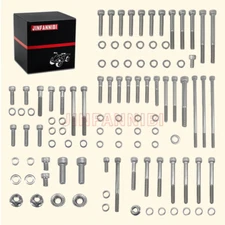 Engine Stainless Steel Bolt Screw Kit for Honda Sportrax 400 TRX400EX 1999-2008