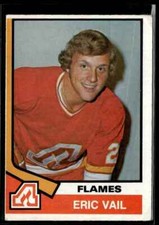 1974-75 O-Pee-Chee Eric Vail Rookie #391