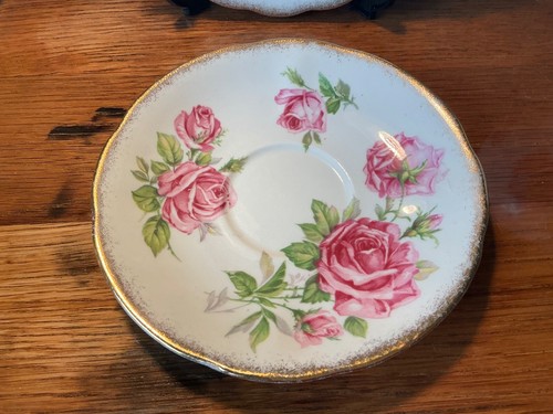 Beautiful vintage English trio, cup saucer plate Royal Standard Orleans Rose - Picture 4 of 6