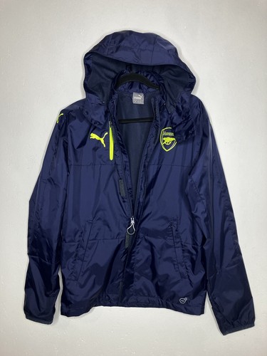 Arsenal Puma Giacca antivento Felpa con cappuccio blu piccola 14-16 anni - Foto 5 di 8