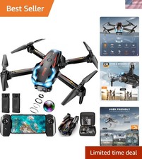 Drone with Camera for Adults, 2K HD FPV Drones with Upgrade Altitude Hold, On...