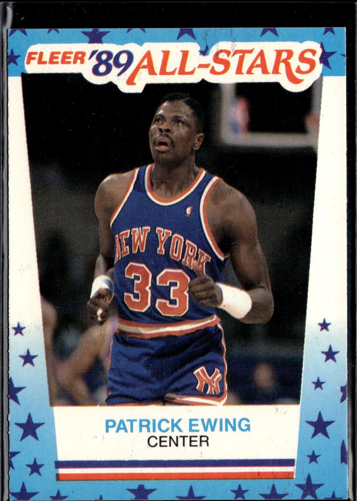 1989-90 Fleer #7 Patrick Ewing Stickers