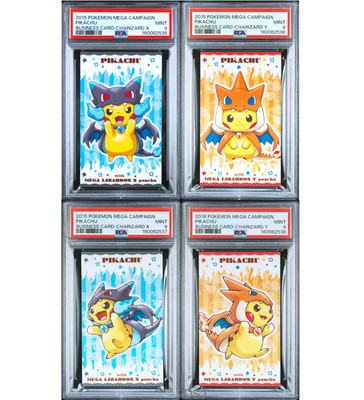 PSA 9 Pokemon Poncho Pikachu Charizard X Y Promo Japanese Business