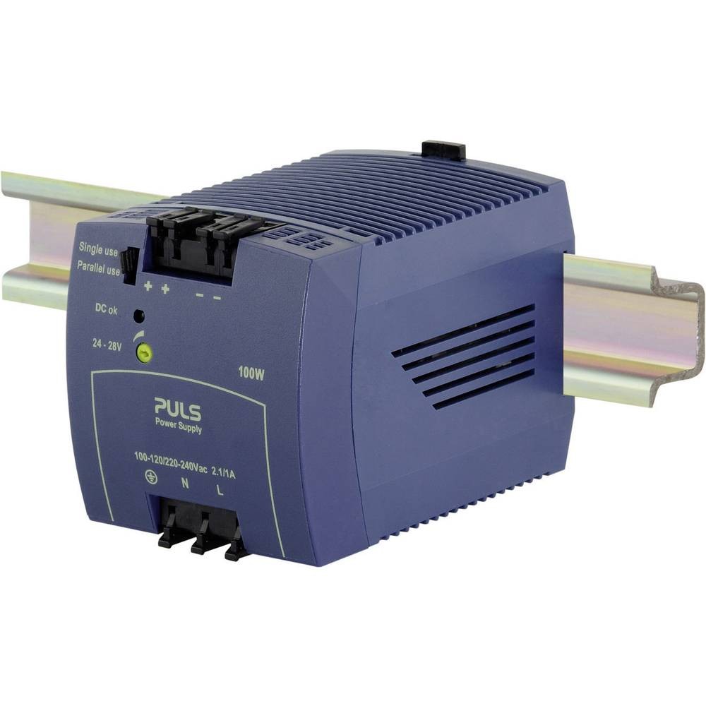 Alimentation rail DIN PULS de 28V stabilisée contre les coupures de courant industrielles