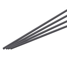 4 x Carbon Fiber Rod 6mm x 300mm for RC Airplane Kite Wing Tube Quadcopter Arm