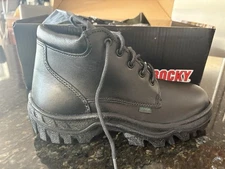 ROCKY 4167 Alpha Force Women's Size 8.5 M Black Leather Duty Boots