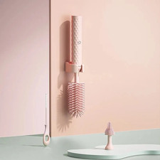 Electric Bottle Brush Set - 3 Waterproof Silicone Cleaning Brushes with Long Han