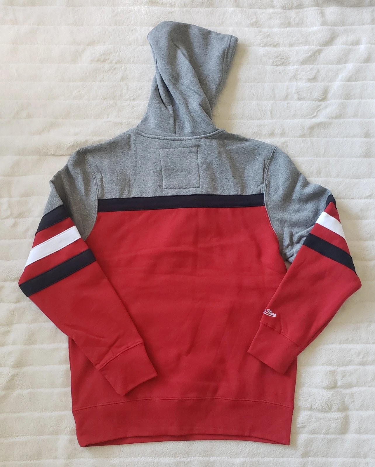 Felpa con cappuccio pullover uomo Mitchell & Ness Maroon Moreho Maroon Tigers Head Coach