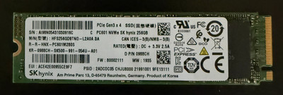 SK Hynix PC601 NVMe 256GB Gen3 x4 PCI SSD