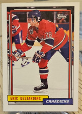 1992-93 Topps Eric Desjardins #192 Montreal Canadiens