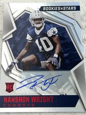 Panini 2021 Rookies & Stars Nahshon Wright RC Auto #145 Dallas Cowboys