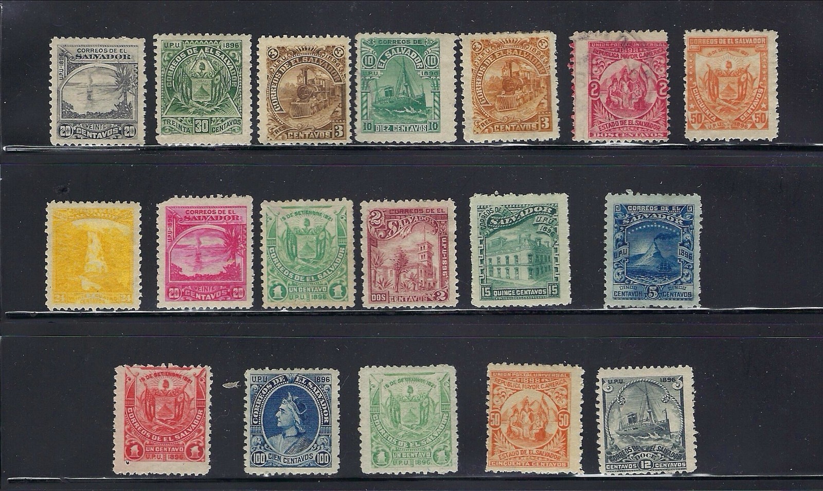 EL SALVADOR Stamps MLH/Used - 1890's - Nice Lot - Good Value-Take a Look!
