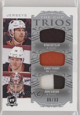 2018 The Cup Trios Jerseys 6/33 Ryan Getzlaf Corey Perry John Gibson #C3-AD2 3b3