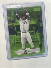 2025 Topps Stadium Club - Ketel Marte #51 Lime Green Foil