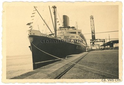 Orig. Foto Dampfer ''Europa'' Schiff Boot im Hafen