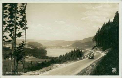 Ansichtskarte Autostraße Titisee Feldberg Schwarzwald Automobil (Nr.9113)